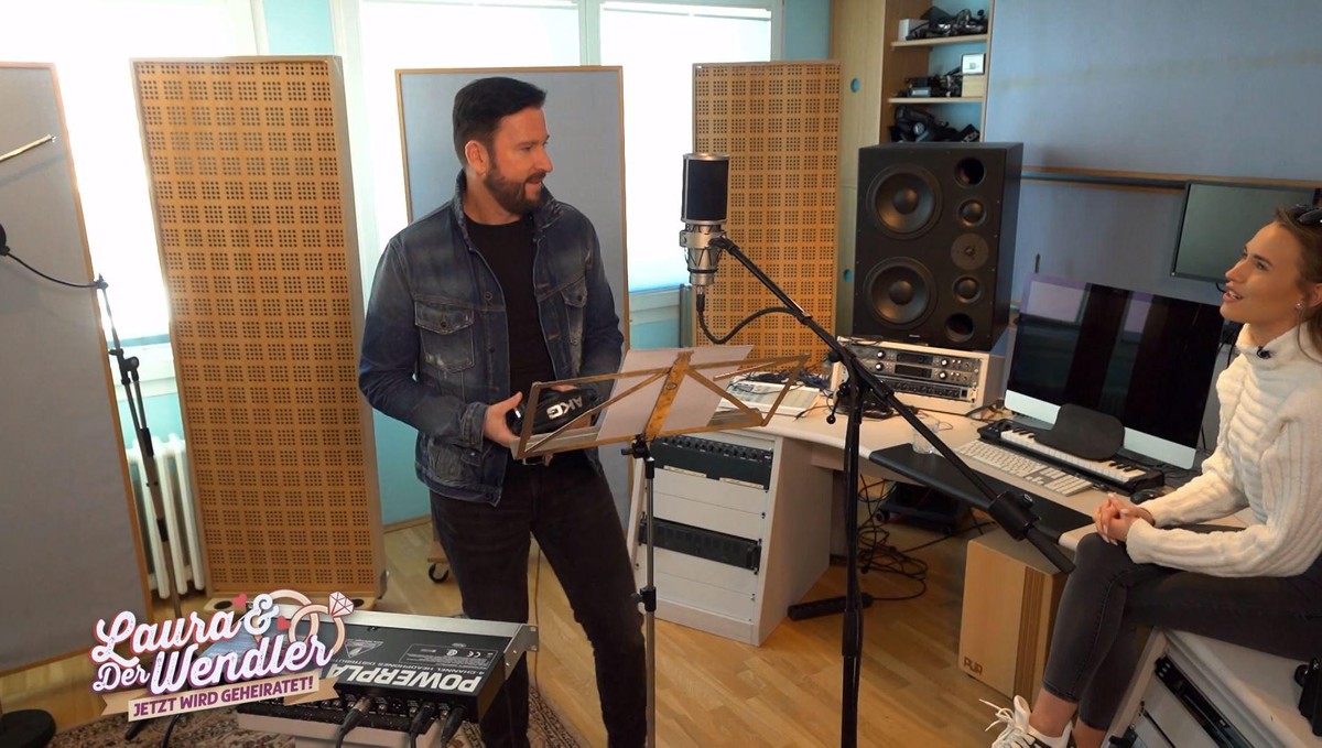 Michael und Laura: Im Studio herrschte Eiszeit.