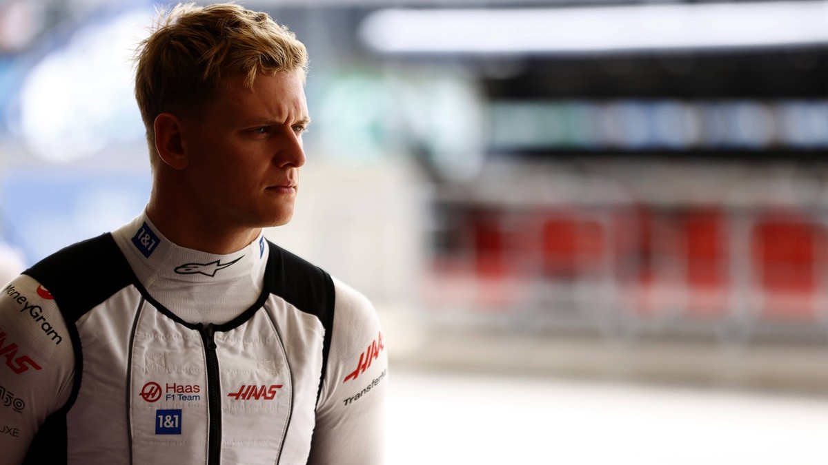 Formula 1 2022: United States GP CIRCUIT OF THE AMERICAS, UNITED STATES OF AMERICA - OCTOBER 23: Mick Schumacher, Haas F1 Team during the United States GP at Circuit of the Americas on Sunday October ...