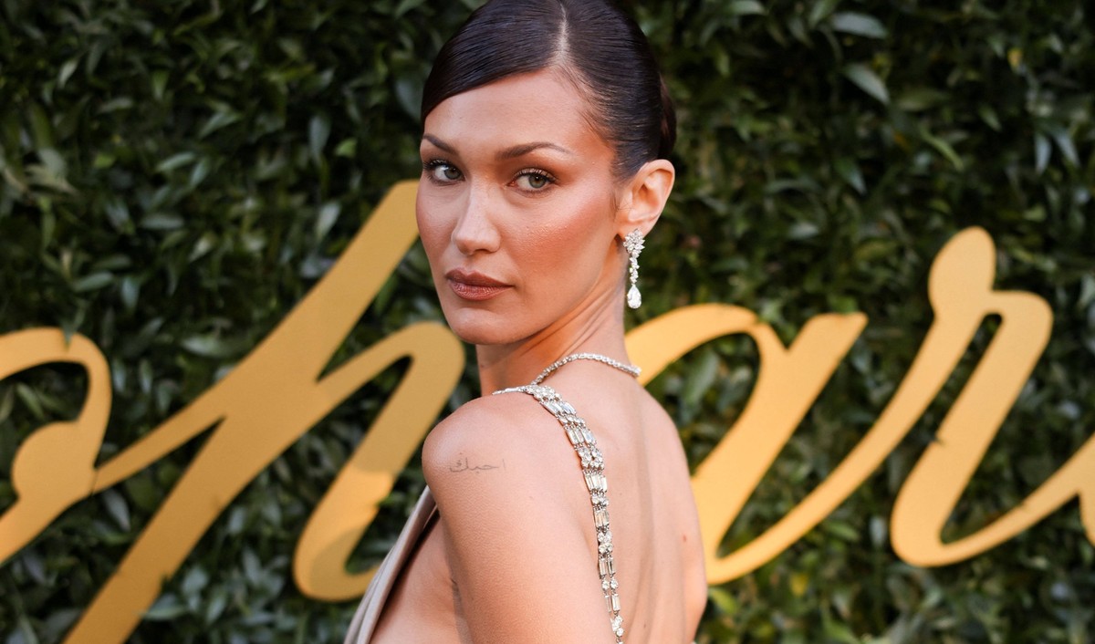 B Photocall of the Chopard Once Upon A Time evening at Eden Roc during the 77th Cannes International Film Festival Bella Hadid Photocall of the Chopard Once Upon A Time evening at Eden Roc during the  ...