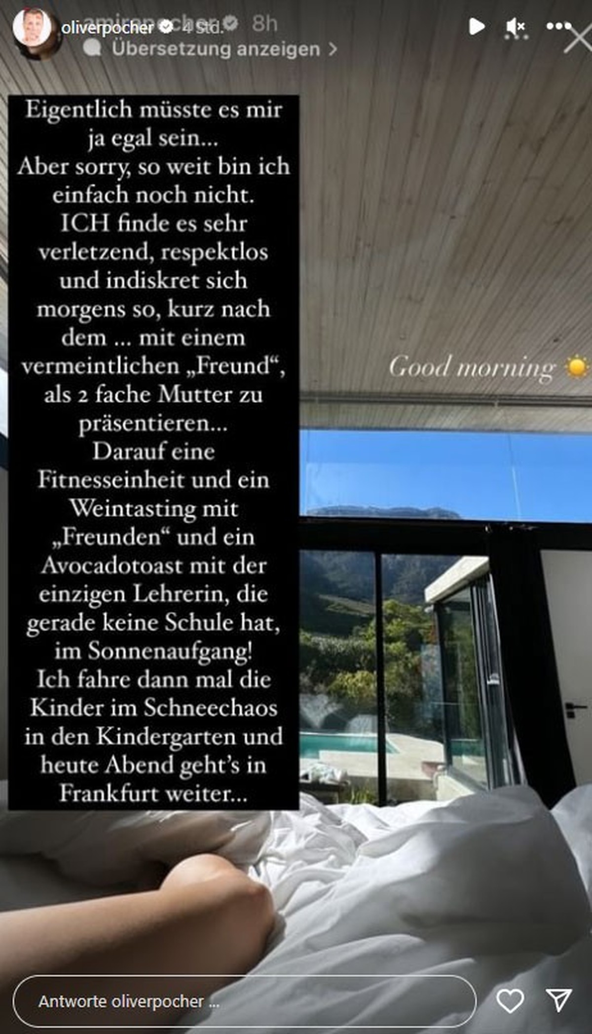 Oliver Pocher schiebt wieder einmal Liebes-Frust.