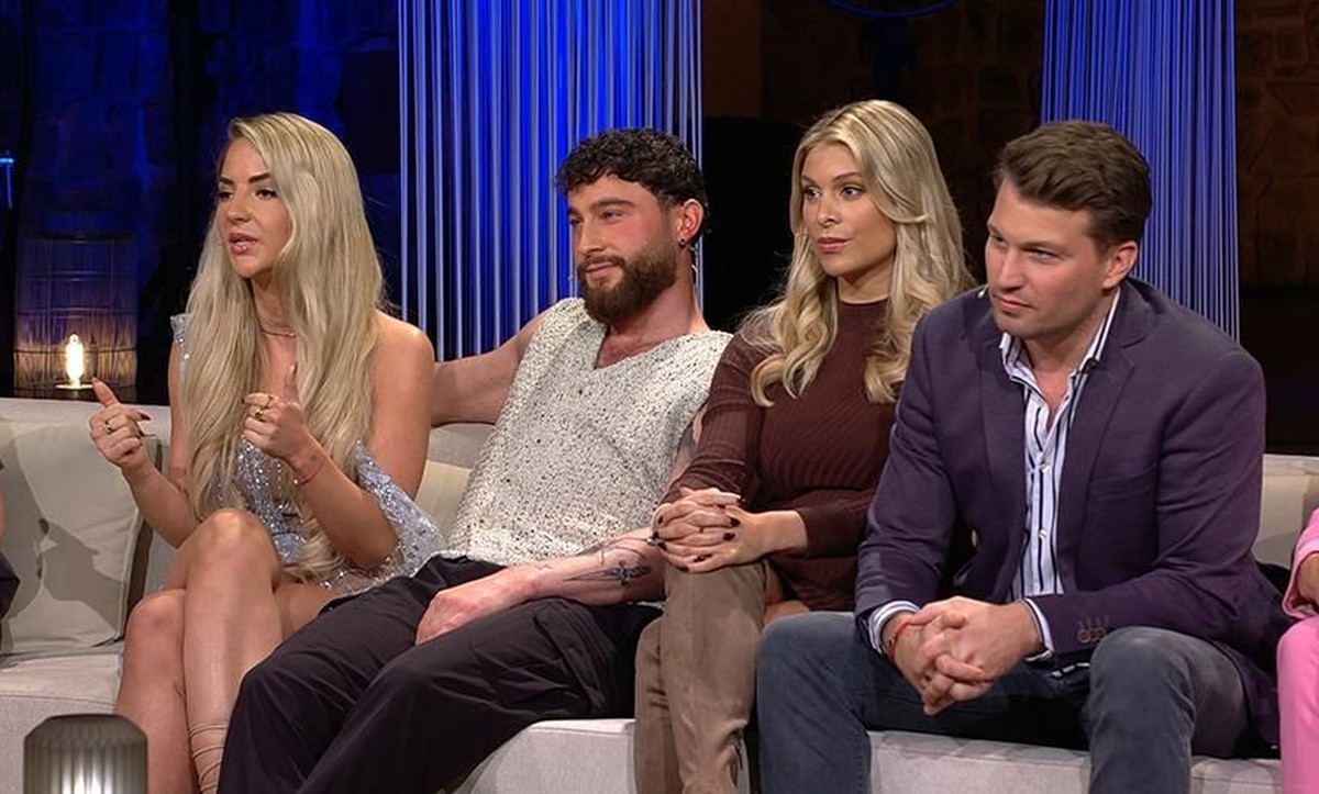 V.l.: Emma, Umut, Vanessa und Raul beim Wiedersehen