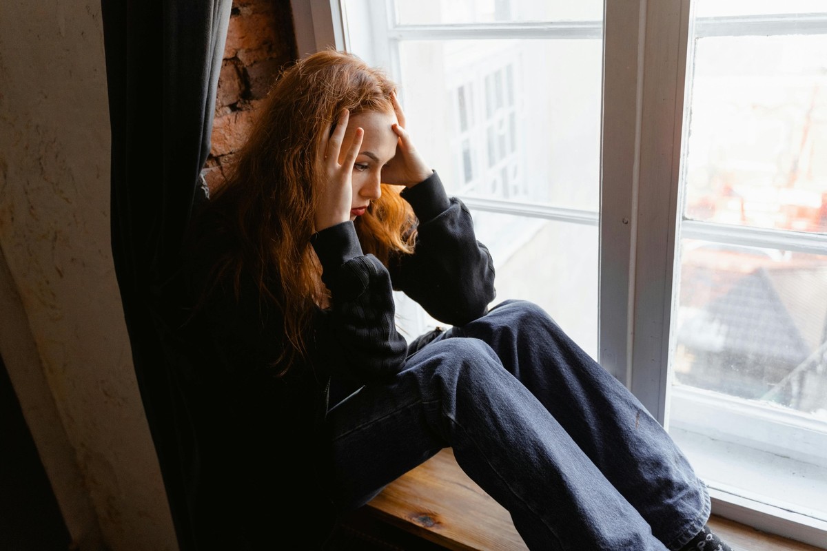 trigger stress woman sad