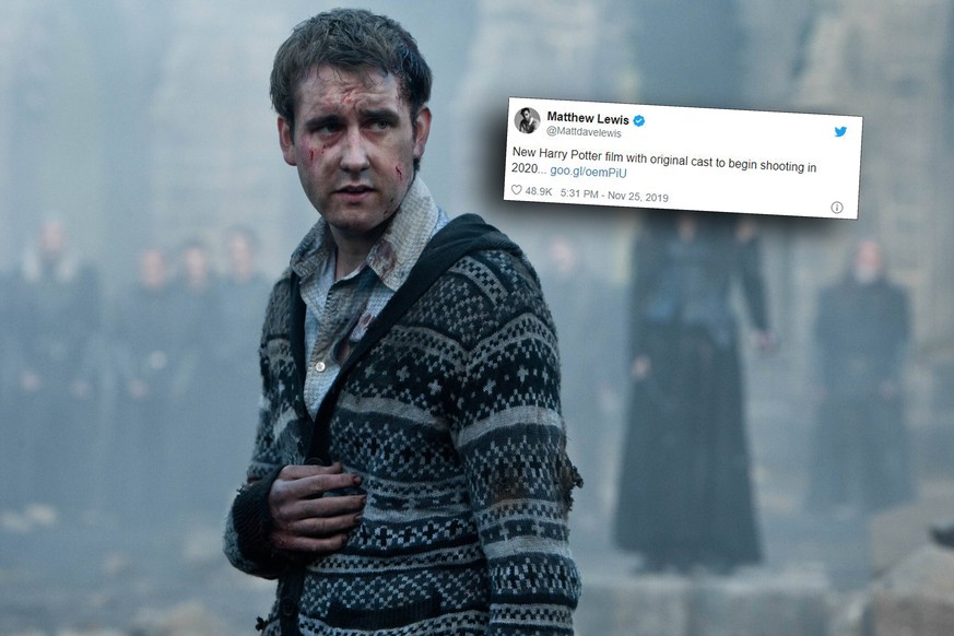 MATTHEW LEWIS as Neville Longbottom in Warner Bros. Pictures fantasy adventure HARRY POTTER AND THE DEATHLY HALLOWS PART 2, a Warner Bros. Pictures release. PUBLICATIONxINxGERxSUIxAUTxONLY 31003_043

 ...