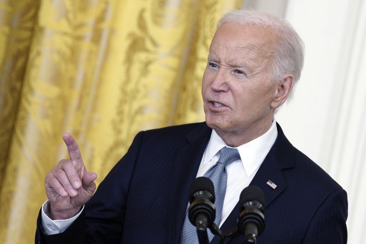 July 3, 2024, Washington, District Of Columbia, USA: United States President Joe Biden delivers remarks at a Medal of Honor Ceremony in the East Room of the White House in Washington, DC on July 3, 20 ...
