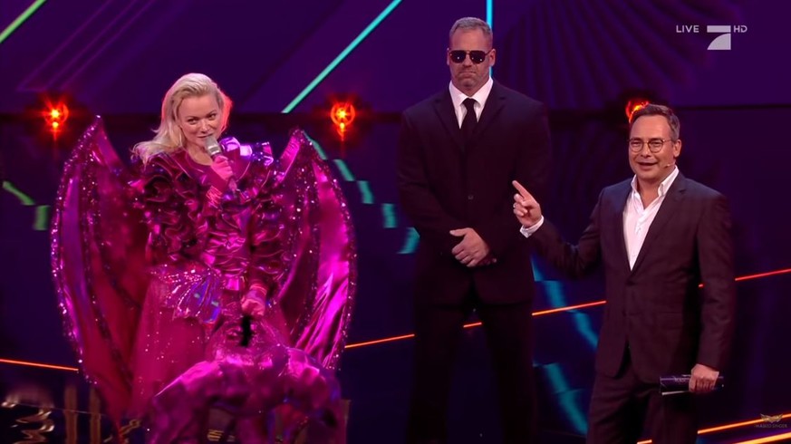 In der zweiten Ausgabe von "The Masked Singer" wurde "Fledermaus" Franziska Knuppe enttarnt.