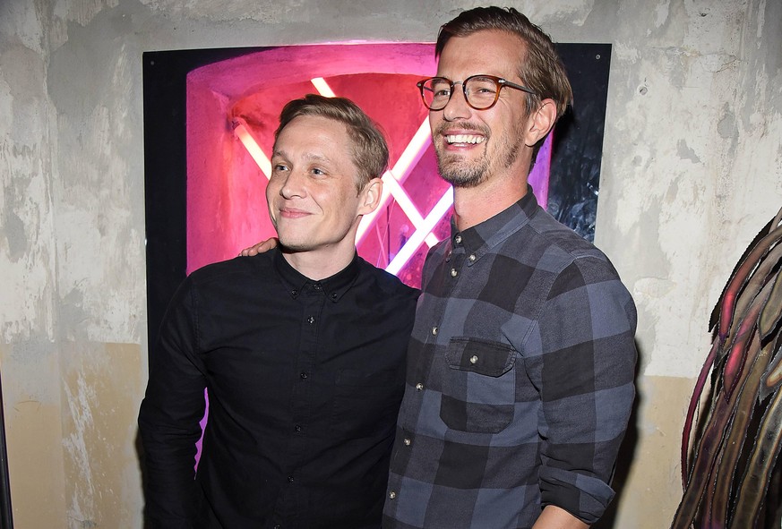 Matthias Schweighoefer, Joko Winterscheidt bei der Pantaflix Panta Party im Rahmen der 68. Berlinale im The Grand in Berlin am 19.02.2018 *** Matthias Schweigh