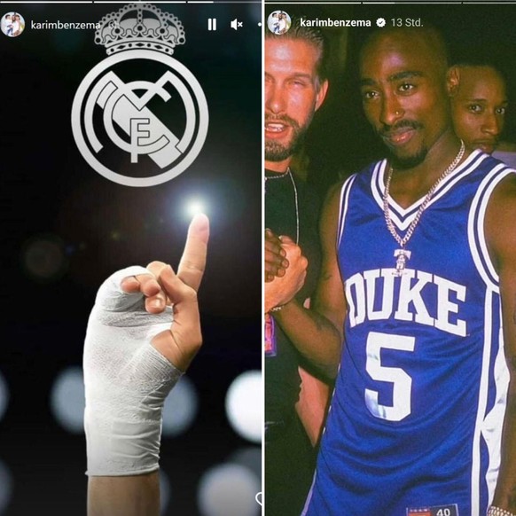 Die Instagram-Story des Profifußballers kurz nach der Verlängerungs-Nachricht.