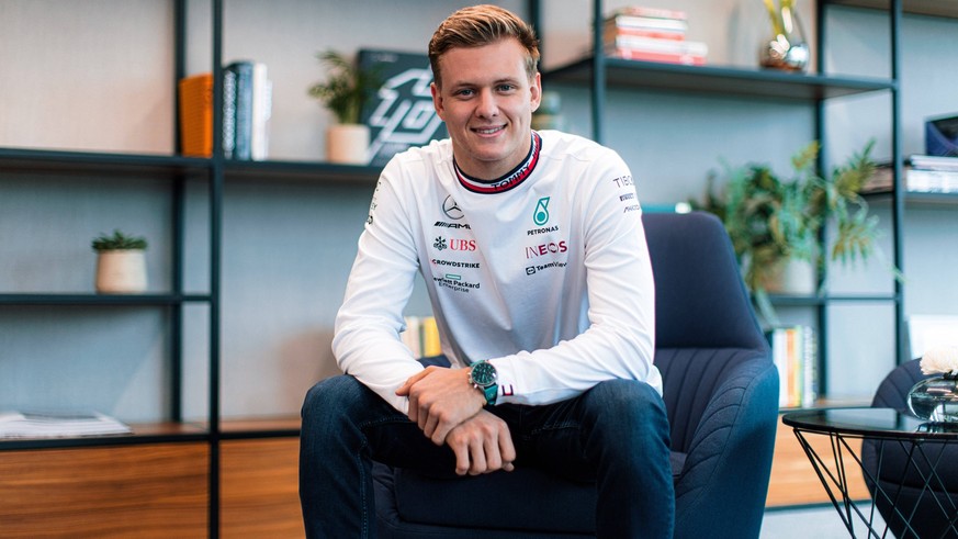 Mercedes-AMG PETRONAS F1 Team signs Mick Schumacher as Reserve Driver for 2023 EDITORIAL ONLY Copyright: Mercedes-Benz AG via Kolvenbach *** Mercedes AMG PETRONAS F1 Team signs Mick Schumacher as Rese ...