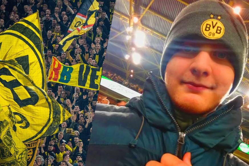 Auf der Suedtribuene halten Fans einen Banner mit der Aufschrift: RB Verpiss Dich hoch, Fan, Fans, Zuschauer, Anhaenger, Supporter, Feature, allgemein, Randmotiv, Fussball 1. Bundesliga, 16. Spieltag, ...