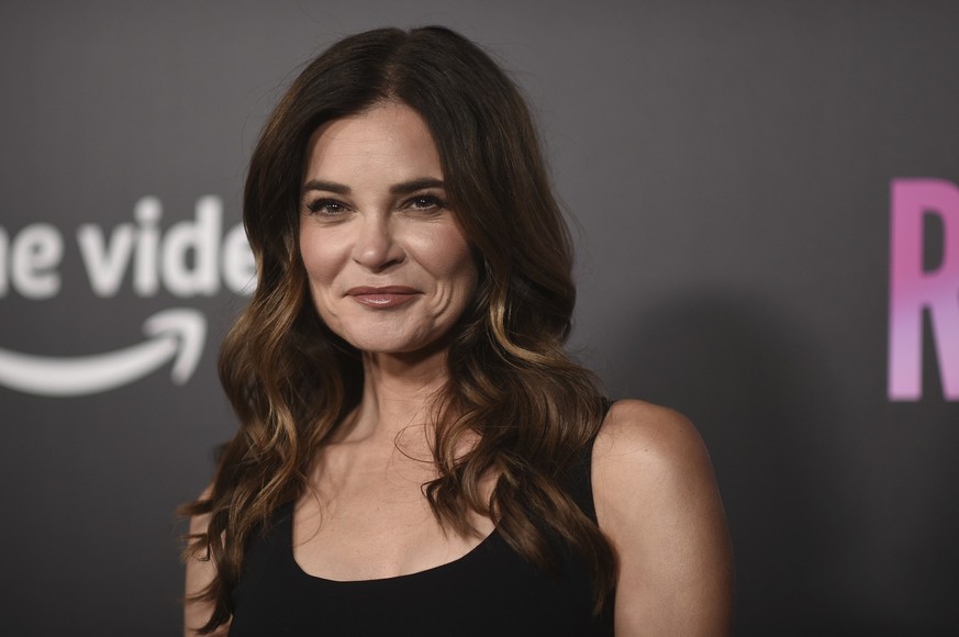 Betsy Brandt arrives at a screening of &quot;Run Sweetheart Run&quot; during Screamfest on Thursday, Oct. 20, 2022, at The Theatre at Ace Hotel in Los Angeles. (Photo by Richard Shotwell/Invision/AP)