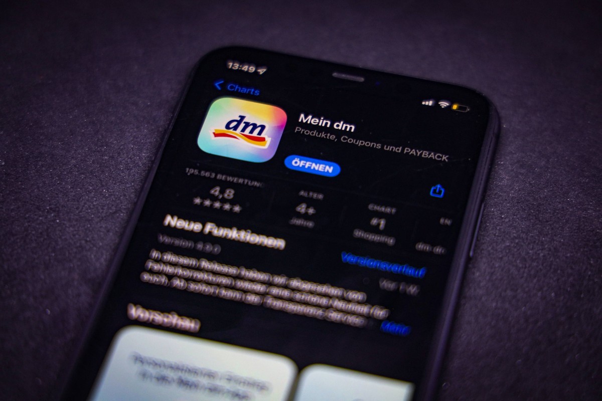 Auch über die "Mein dm"-App kann bestellt werden.