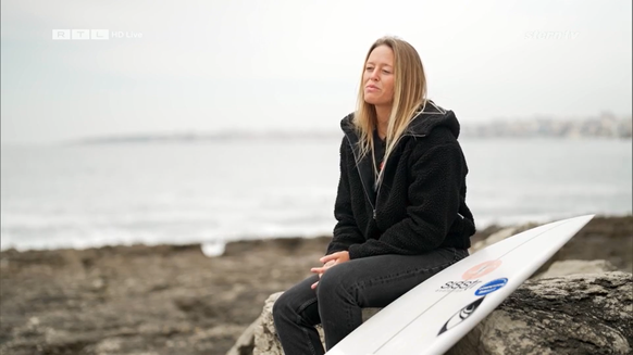 Camilla Kemp es la primera surfista alemana en competir en los Juegos Olímpicos.