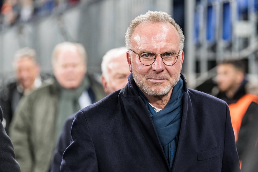 Karl-Heinz Kalle Rummenigge Vorstandsvorsitzender FC Bayern Muenchen bei Ankunft im Stadion, 03.03.2020, Veltins-Arena, Gelsenkirchen, GER, DFB-Pokal, Viertelfinale, FC Schalke 04 vs FC Bayern Muenche ...