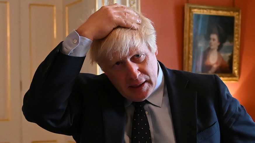 Britain&#039;s Prime Minister Boris Johnson reacts as he meets with NHS workers inside 10 Downing Street in London, Britain September 3, 2019. Daniel Leal-Olivas/Pool via REUTERS