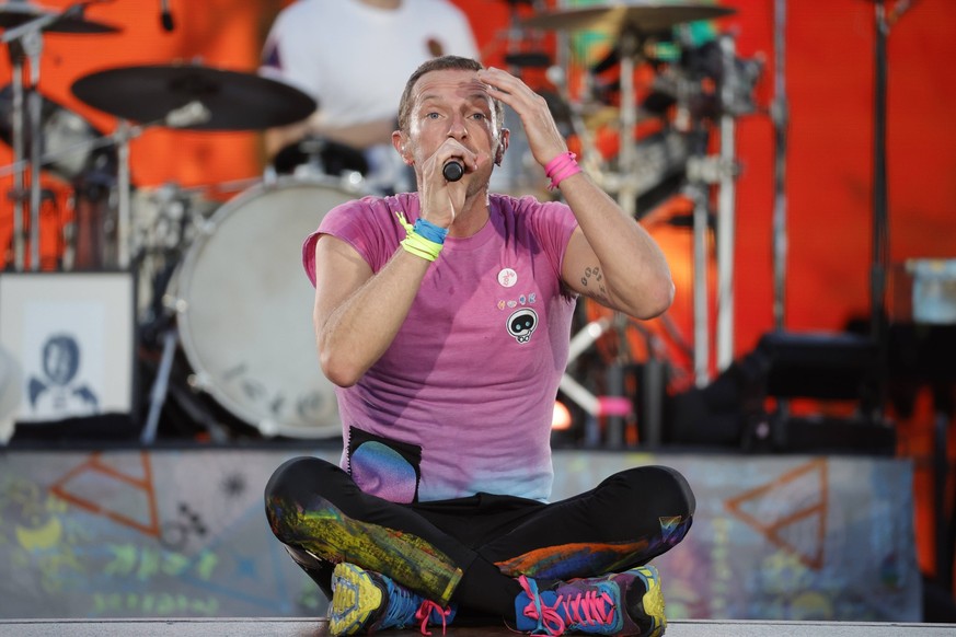 GÖTEBORG 20230708 Coldplay med sangaren Chris Martin spelar pa Ullevi pa lördagskvällen. GÖTEBORG SVERIGE x9200x *** GÖTEBORG 20230708 Coldplay with singer Chris Martin plays at Ullevi on Saturday nig ...