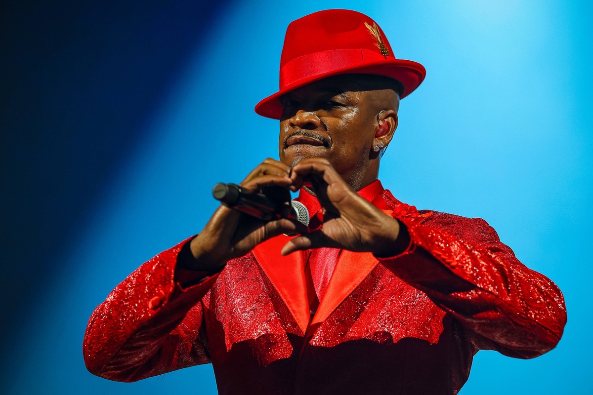 17.06.2024, D�sseldorf, Mitsubishi Electric HALLE, S�nger NE-YO Shaffer Chimere Smith performt bei seinem Konzert - Champagne and Roses Tour NRW Deutschland *** 17 06 2024, D�sseldorf, Mitsubishi Elec ...