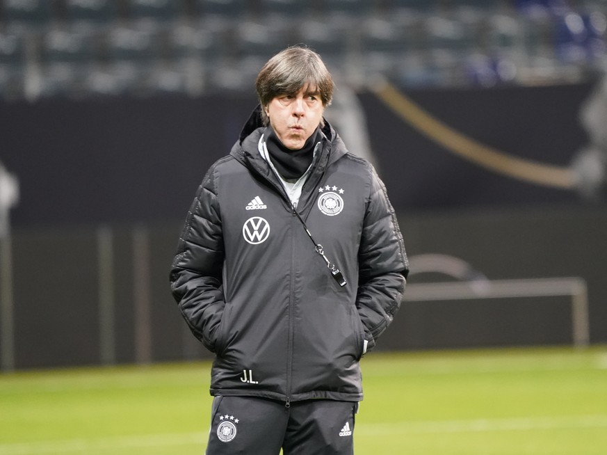 Bundestrainer Joachim Loew Deutschland Germany - 18.11.2019: Deutschland Abschlusstraining, Commerzbank Arena Frankfurt, EM-Qualifikation DISCLAIMER: DFB regulations prohibit any use of photographs as ...