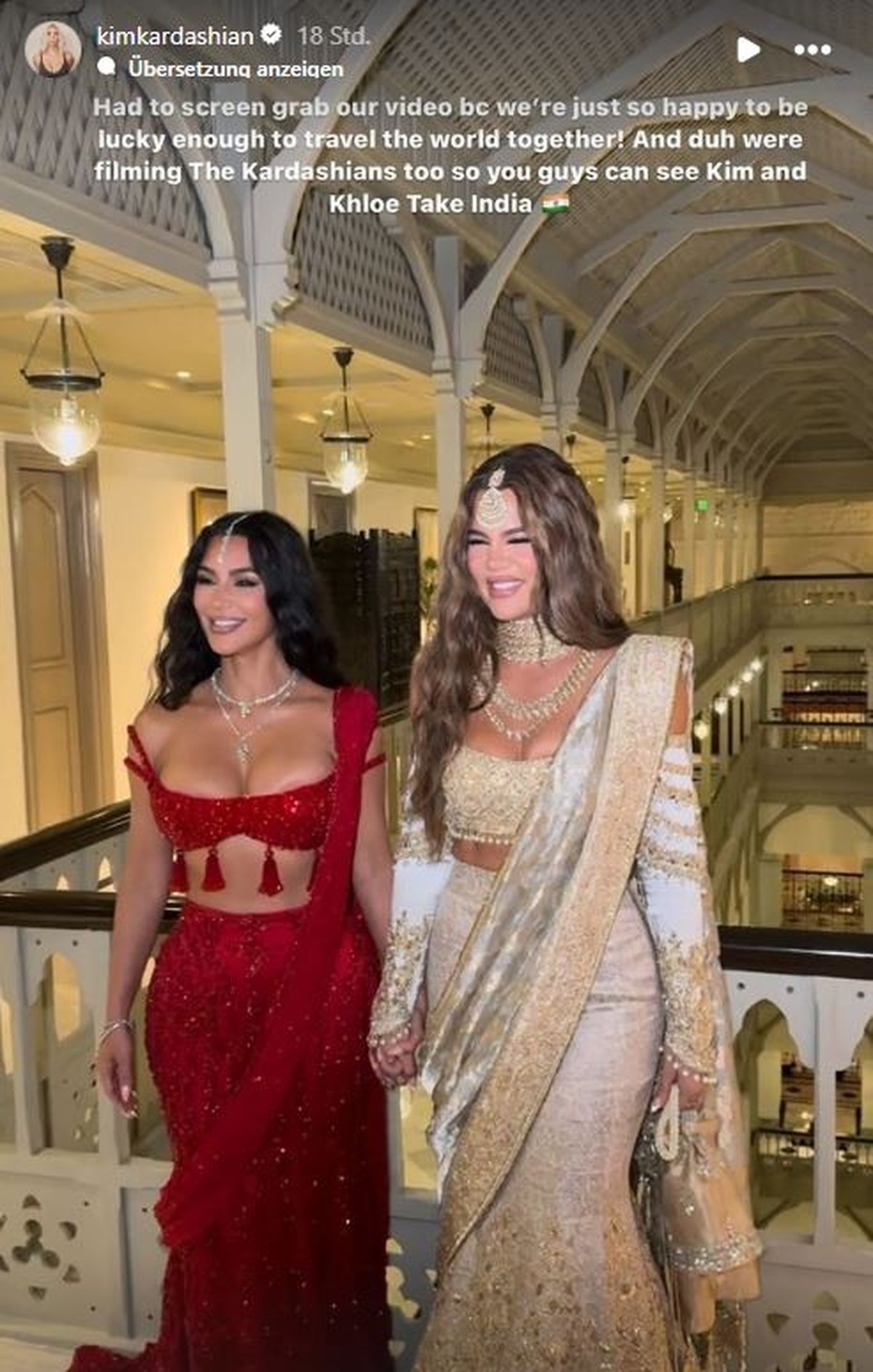 Die jüngste Aufnahme von Kim Kardashian lässt auf den ersten Blick keine Verletzung erkennen.