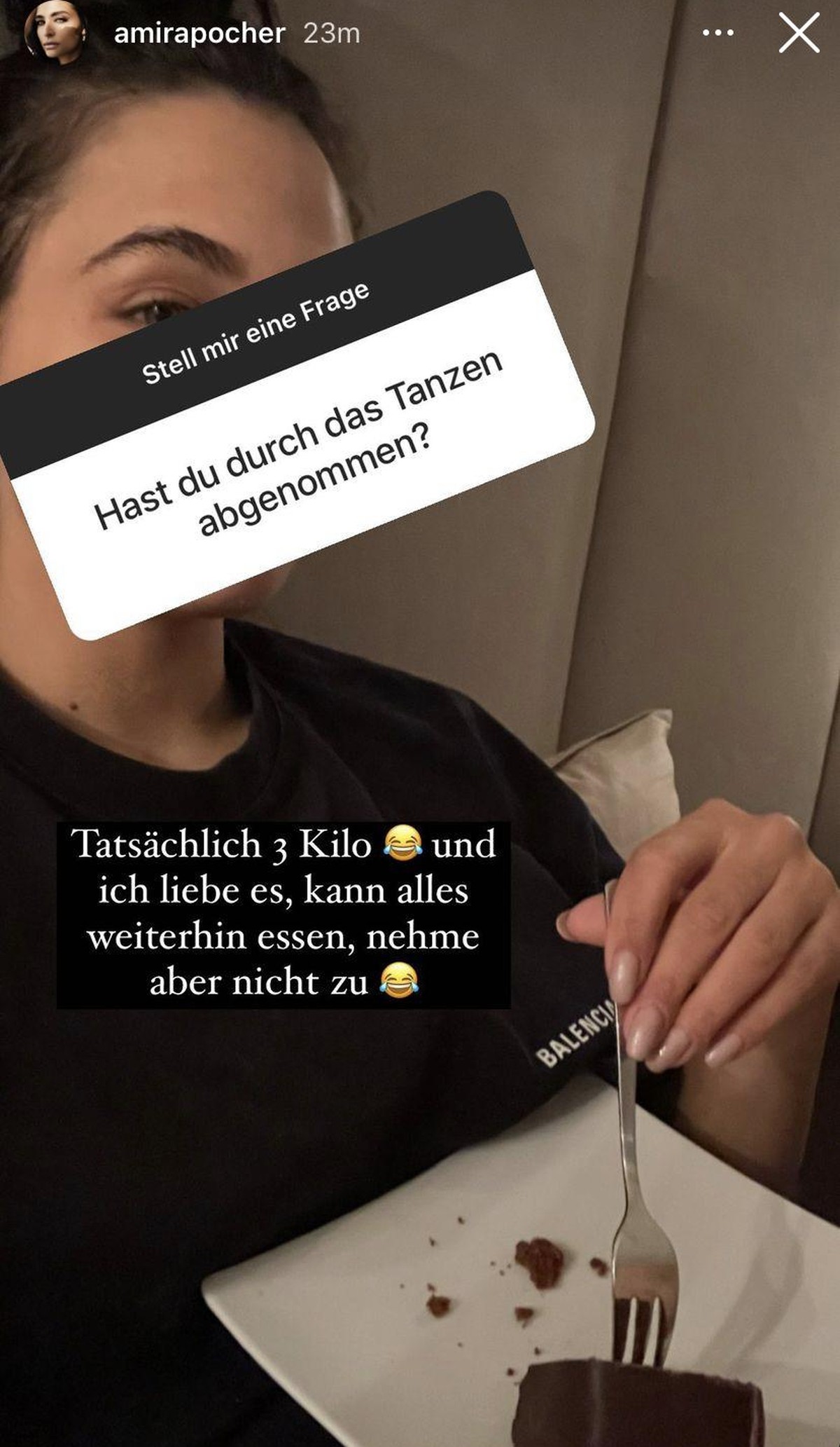 Drei Kilo hat Amira bereits abgenommen.