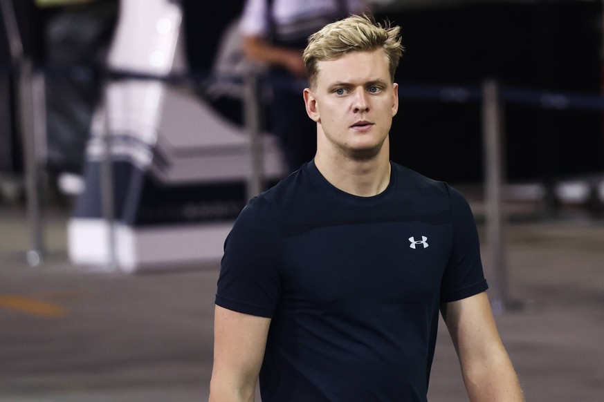 F1 Abu Dhabi Grand Prix Practice And Qualifying Mick Schumacher of Haas after the qualifying ahead of the Formula 1 Abu Dhabi Grand Prix at Yas Marina Circuit in Abu Dhabi, United Arab Emirates on Nov ...