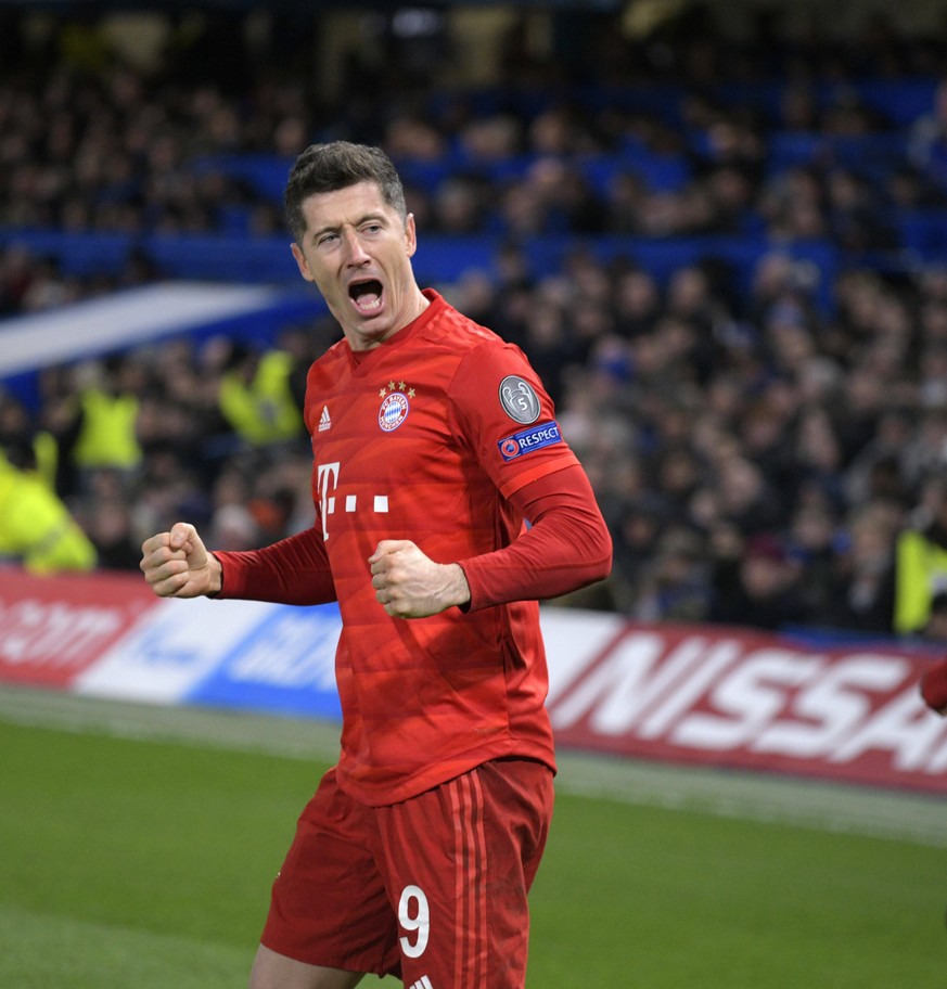 Lewandowski jubelt oft und gerne...