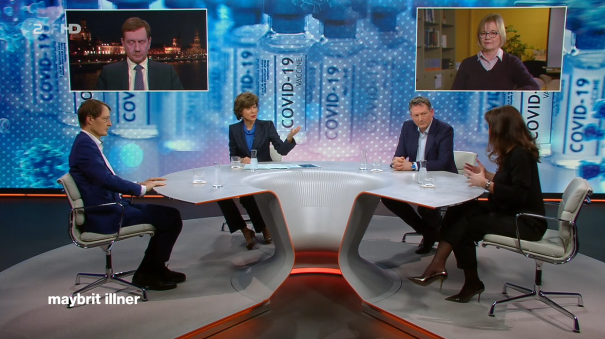 Die Runde bei "Maybrit Illner".