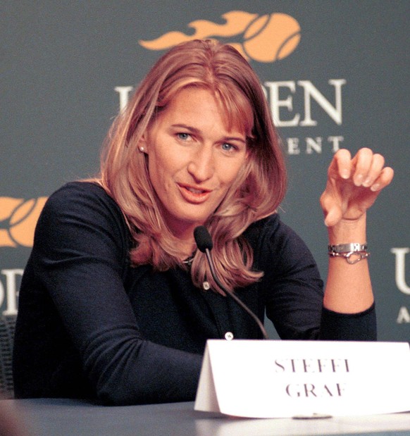 Bei einer Pressekonferenz während der US Open 1999 wiederholt Graf zwei Wochen später ihr Rücktrittsstatement