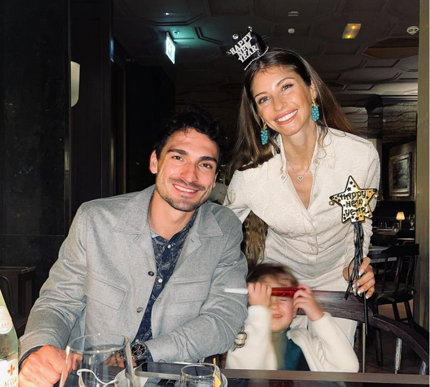 Cathy und Mats Hummels feierten gemeinsam Silvester.