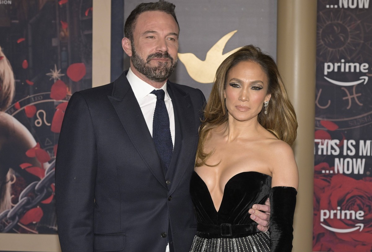 February 13, 2024, Hollywood, California, United States: Ben Affleck and Jennifer Lopez attend the Los Angeles Premiere Of Amazon MGM Studios This Is Me...Now: A Love Story Hollywood United States - Z ...