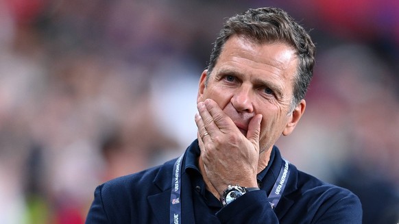 Fussball International UEFA Nations League 26.09.2022 in Wembley England - Deutschland Teammanager Oliver Bierhoff Deutschland *** Football International UEFA Nations League 26 09 2022 at Wembley Engl ...