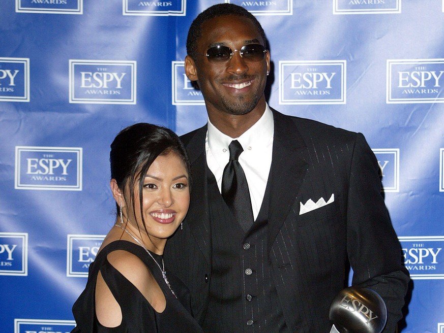 Vanessa Laine und Kobe Bryant 2002. 