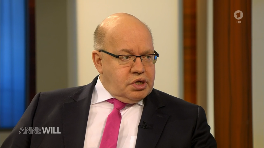 Wirtschaftsminister Peter Altmaier musste sich bei "Anne Will" so einiges anhören.