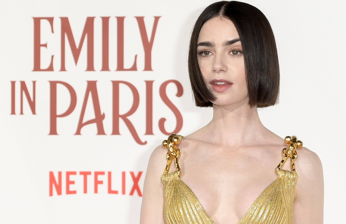 Lily Collins bei der Premiere der 4. Staffel der Netflix Serie Emily in Paris im Space Cinema Moderno. Rom, 10.09.2024 *** Lily Collins at the premiere of season 4 of the Netflix series Emily in Paris ...