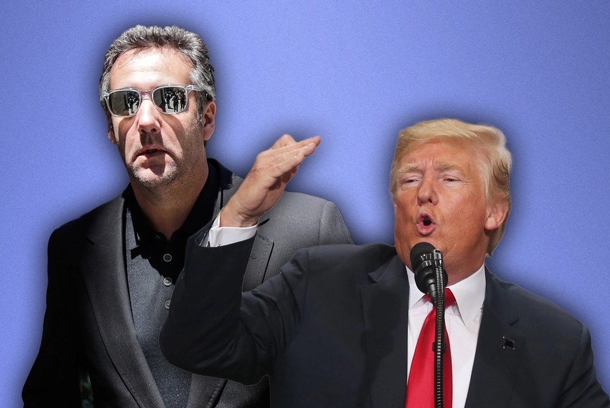 Donald Trump und sein Ex-Anwalt Michael Cohen.