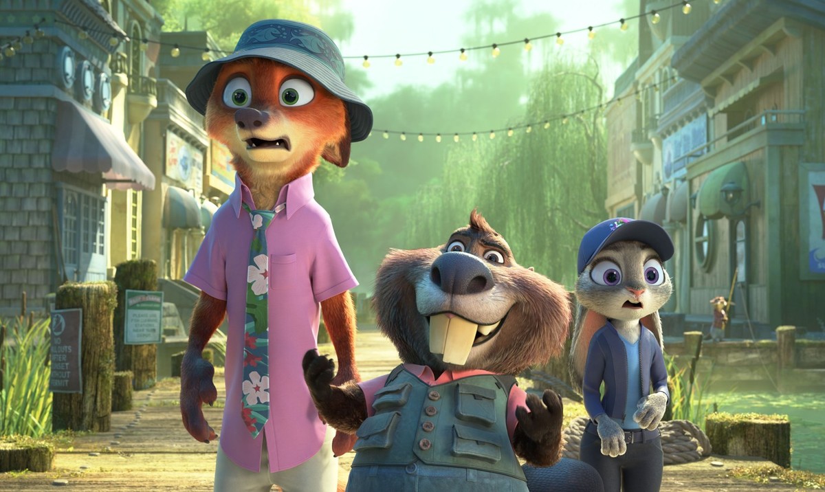 HANDOUT - 20.11.2025, ---: Fuchs Nick Wilde (l) und Polizistin Judy Hopps in einer Szene des Films «Zoomania 2» (undatierte Filmszene). Der Film kommt am 27.11.2025 in die deutschen Kinos. (zu dpa-Kin ...