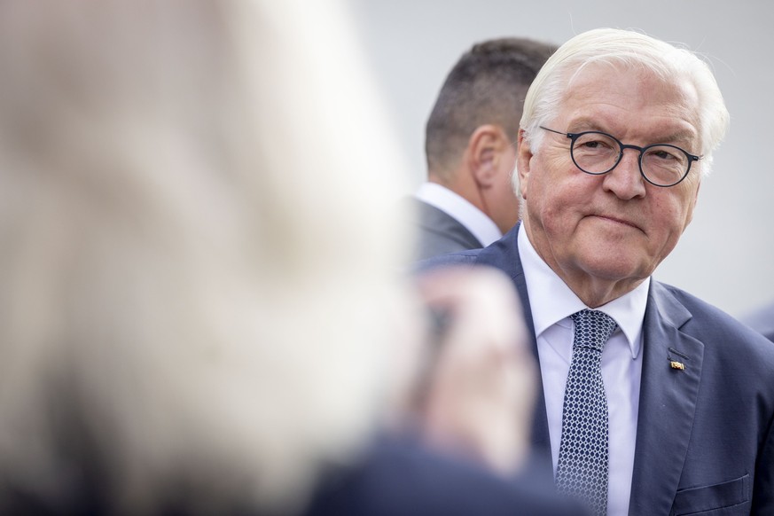 01.10.2023, Nordrhein-Westfalen, Kalletal-Talle: Frank-Walter Steinmeier, Bundespr