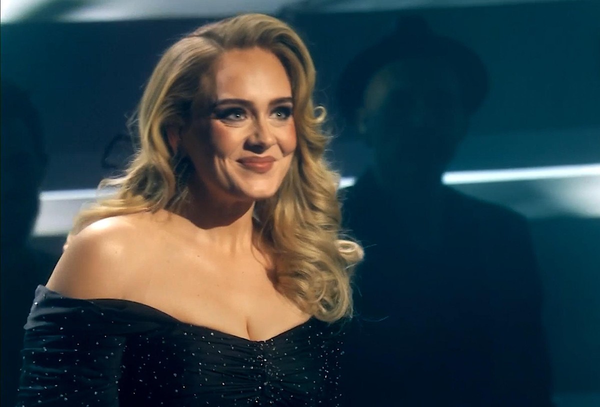 An Audience With Adele, 21 November 2021 Singer/songwriter Adele holds a live televised concert at The London Palladium following the release of her new album â30â. âAn Audience With Adeleâ wa ...