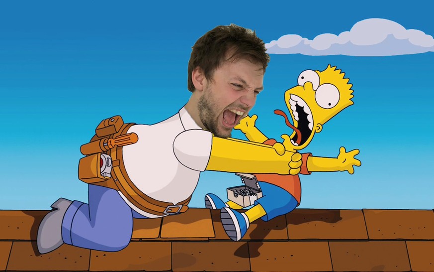 Wenn du die Simpsons besser kennst als Gavin, würgt er dich persönlich!