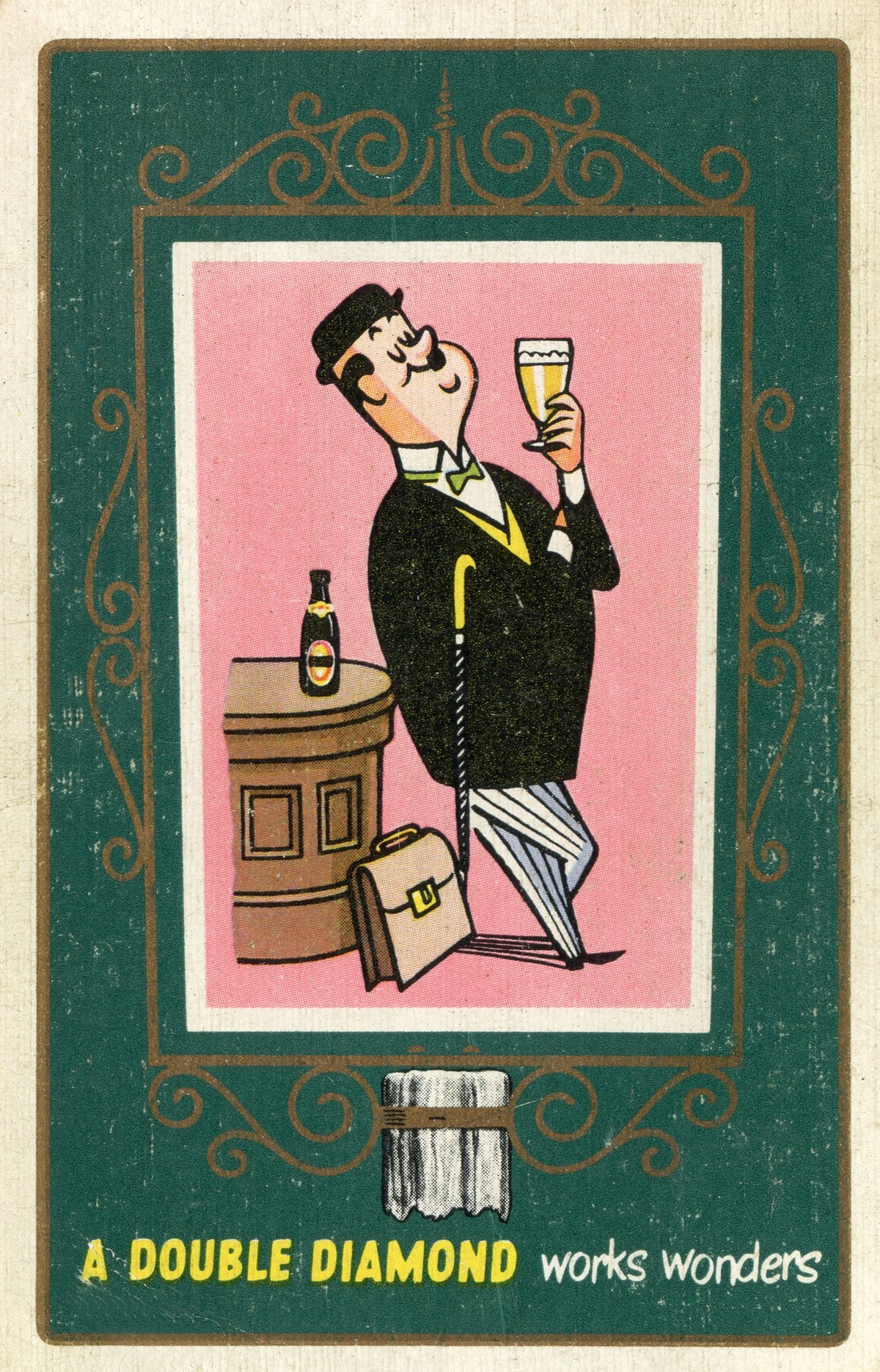 RECORD DATE NOT STATED Advert, A Double Diamond works wonders Advert, A Double Diamond works wonders, Pale Ale Beer PUBLICATIONxNOTxINxUKxFRAxBELxNEDxITAxDENxNORxSWExPOLxJPNxKORxTPE Copyright: Copyrig ...