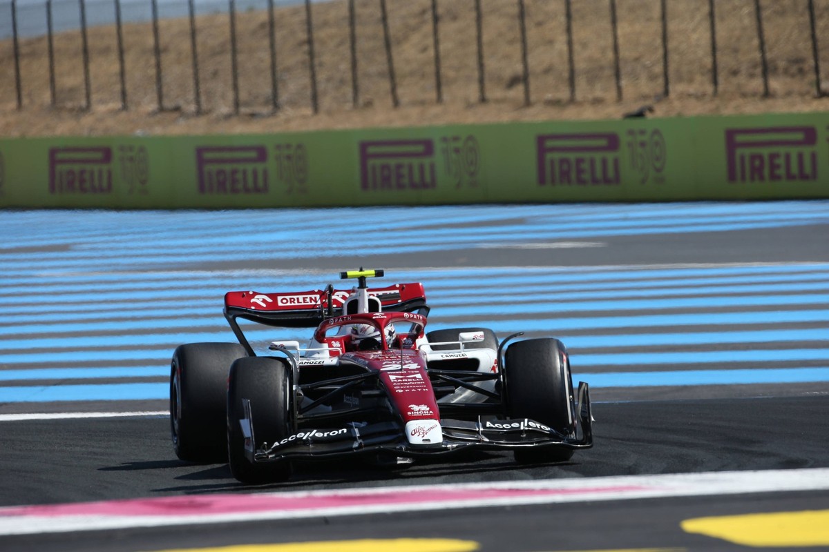 Guanyu Zhou brachte Mick Schumacher beim Rennen in Frankreich zum Drehen.