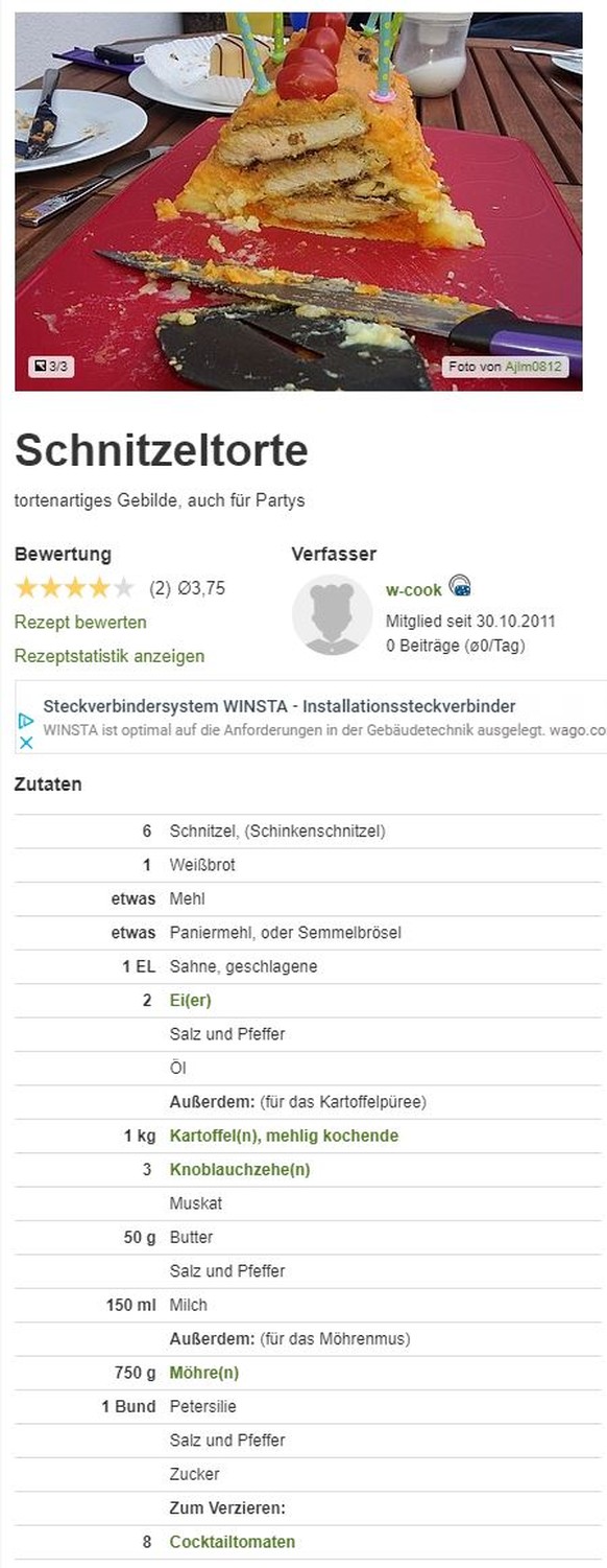 Screenshot Chefkoch.de Worst of Chefkoch