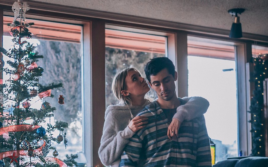 christmas couple