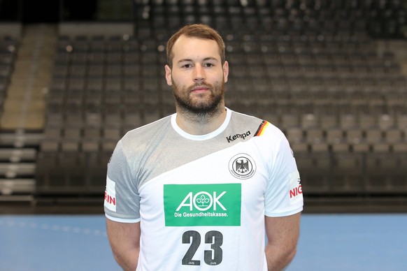 Steffen Faeth ( Deutschland ), Handball, GER, Nationalteam, Portraet, 2018, Deutschland, 04.01.2018, Stuttgart *** Steffen Faeth Germany handball national team GER portrait 2018 Germany 04 01 2018 Stu ...