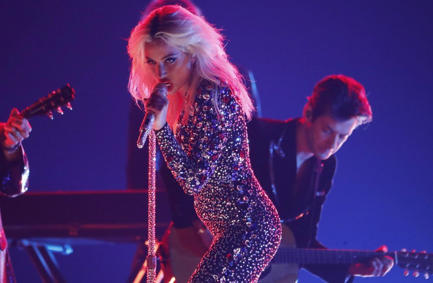 61st Grammy Awards - Show - Los Angeles, California, U.S., February 10, 2019 - Lady Gaga performs. REUTERS/Mike Blake