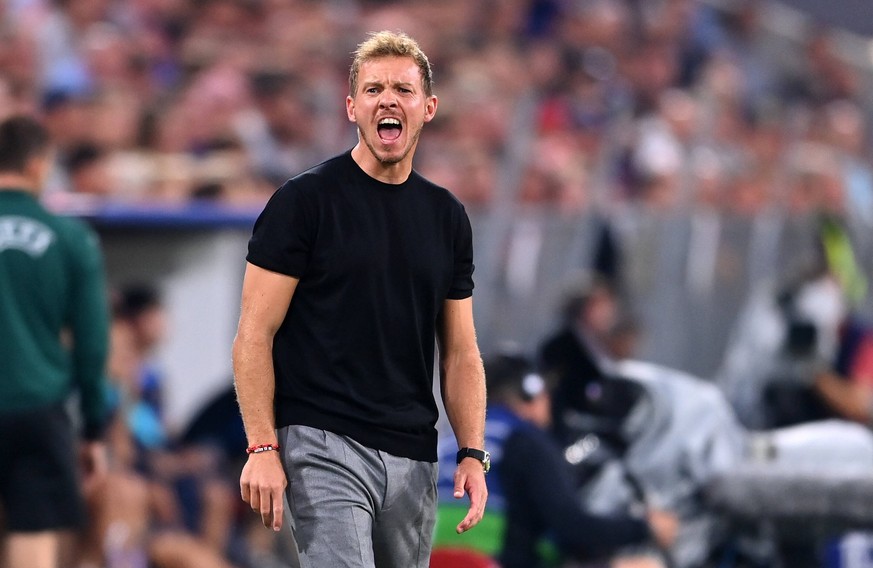 FUSSBALL CHAMPIONS LEAGUE SAISON 2022/2023 Vorrunde Gruppe C 2. Spieltag FC Bayern Muenchen - FC Barcelona, Barca 13.09.2022 Trainer Julian Nagelsmann FC Bayern Muenchen *** FOOTBALL CHAMPIONS LEAGUE  ...