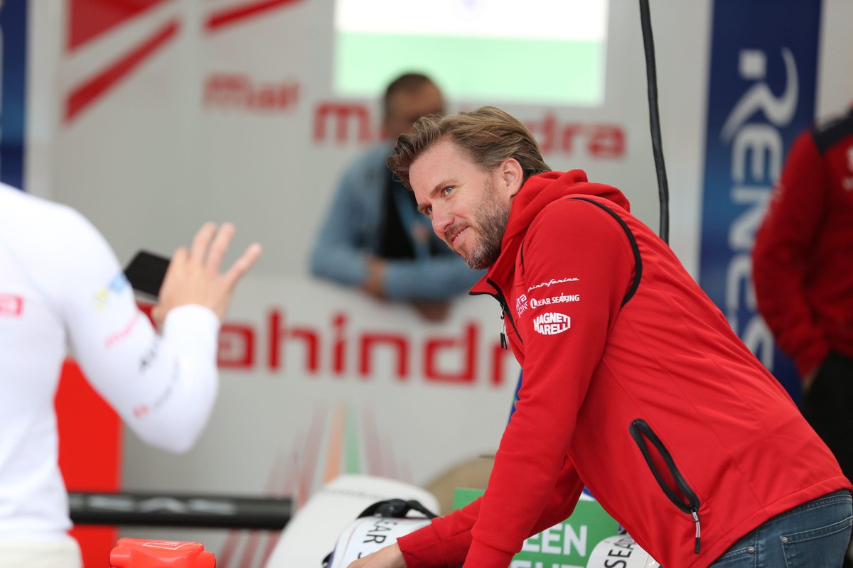 Formula e Berlin ePrix: The photo shows the racing driver Nick Heidfeld. (Photo by Simone Kuhlmey/Pacific Press)