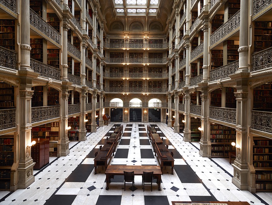 George Peabody Library, Johns Hopkins University, Baltimore