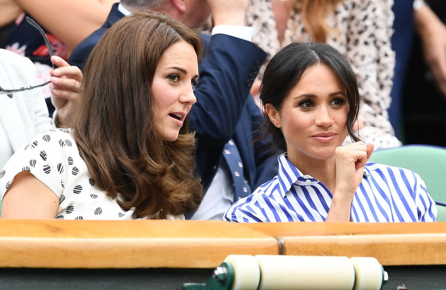 Herzogin Kate und Herzogin Meghan: Die beiden besuchten hier gemeinsam das Tennisturnier in Wimbledon.