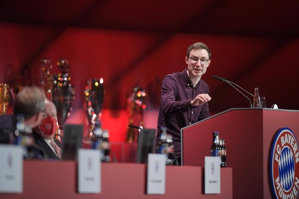 Bayern-Fans Michael Ott sorgte mit seiner Kritik am Katar-Sponsoring bei der Hauptversammlung des FC Bayern für Aufregung.