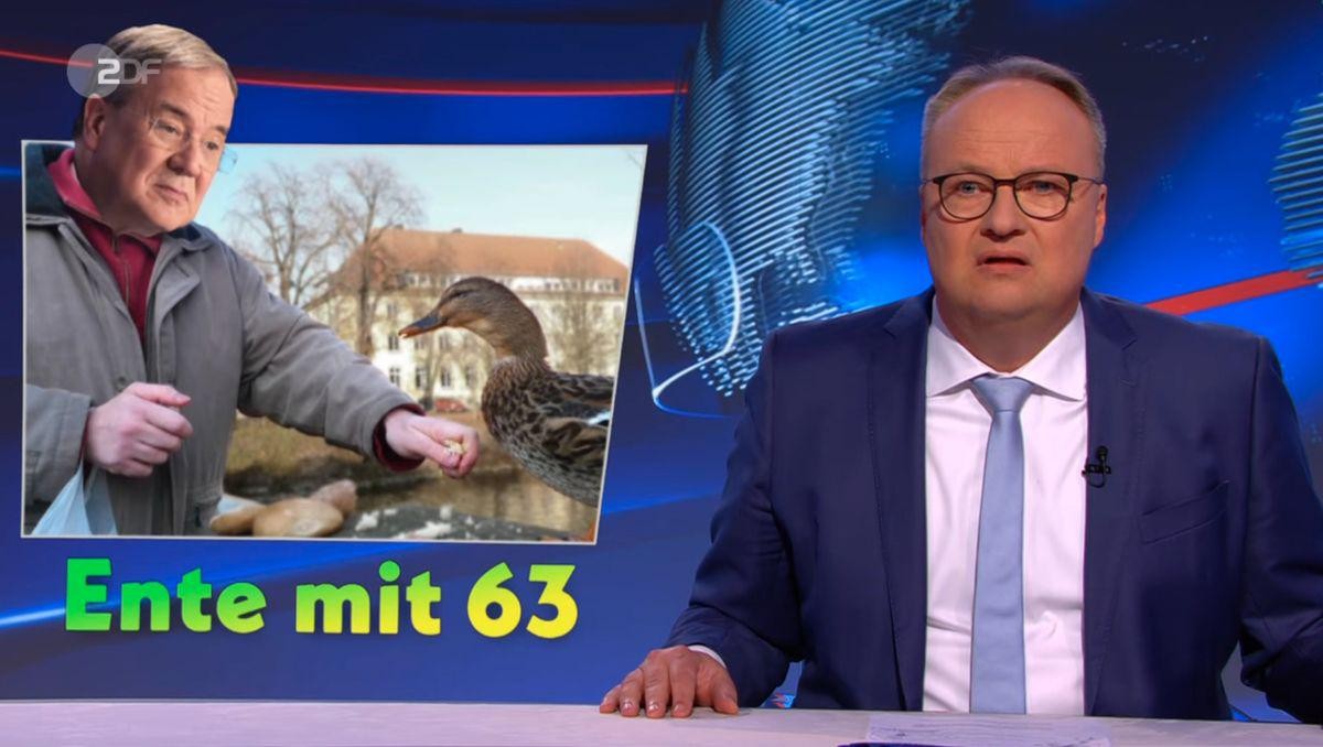 Wann geht er und wenn ja, warum nicht? Oliver Welke zeigte sich in der "heute-show" ratlos über Armin Laschets halbherzige Rückzugserklärungen.